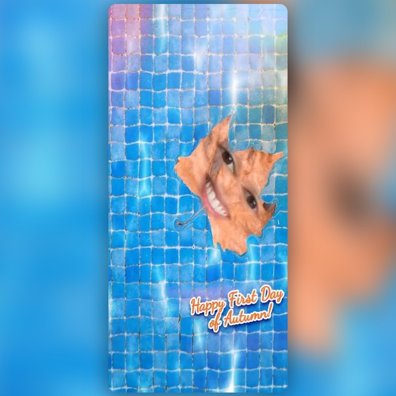 由 Snapchat 創作的 First Day of Fall 濾鏡 | Snapchat 特效鏡頭