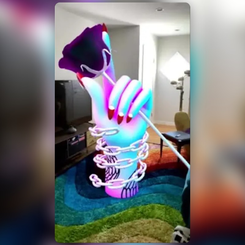 Chains and Petals Lens by Nadia Hernandez Snapchat Lenses and Filters