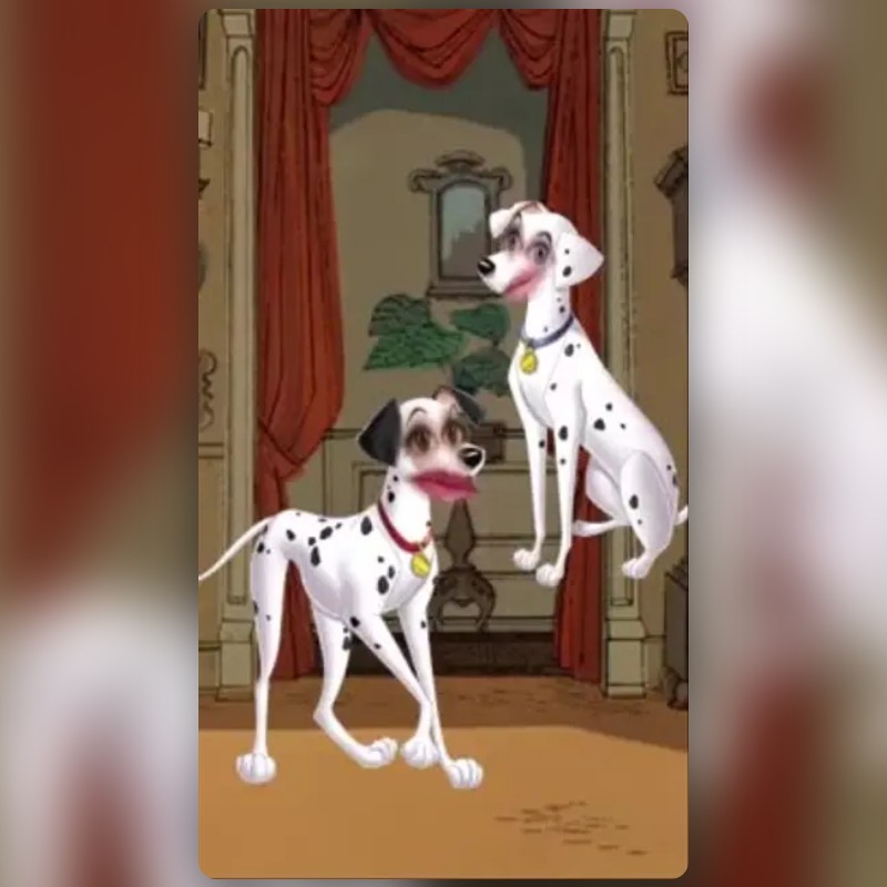 Dalmatian Face Lens by Anastasia Berliana - Snapchat Lenses and Filters