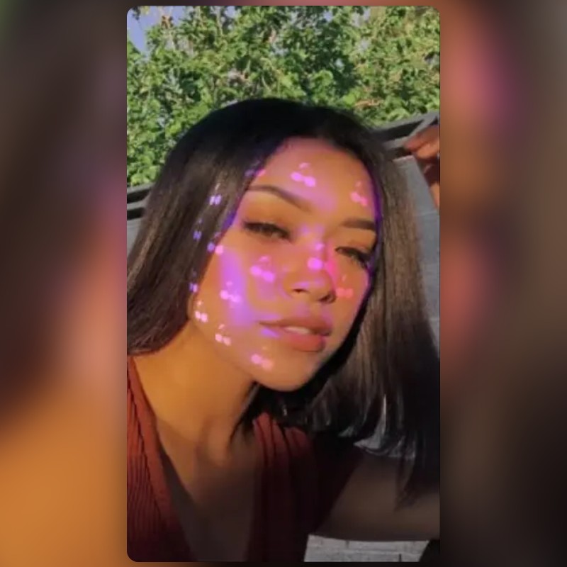 Cherry Glow Lens by Nick Jackson Snapchat Lenses and Filters