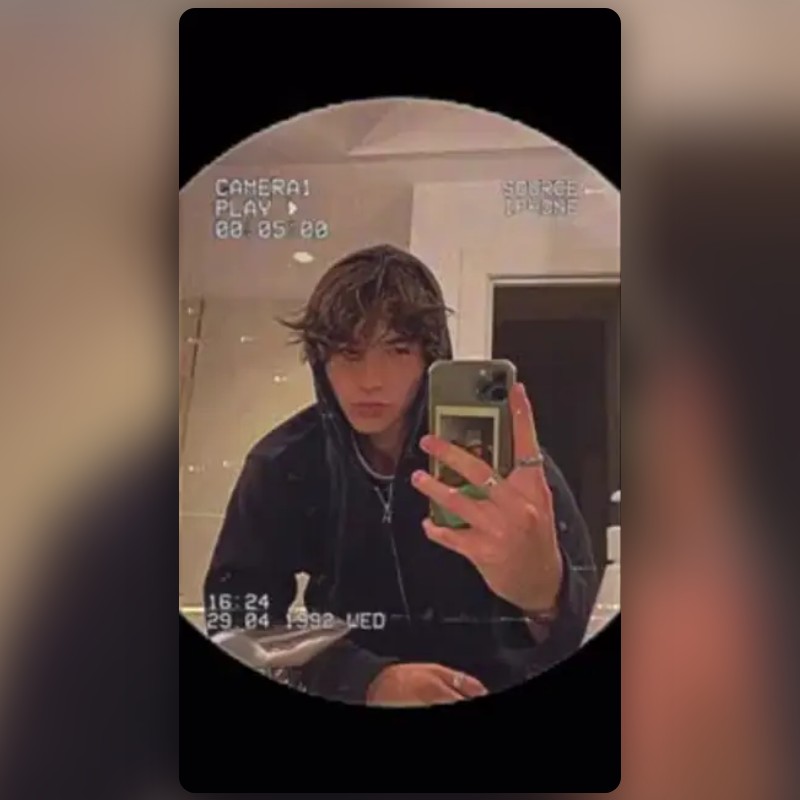 VHS Fisheye Lens by ERNIE Snapchat Lenses and Filters