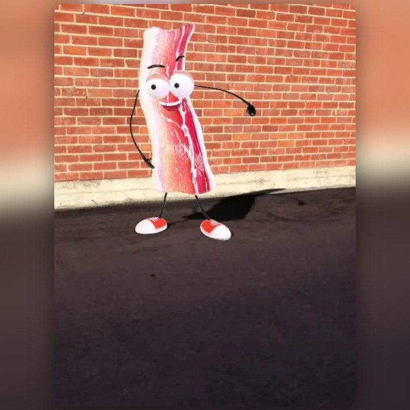 Dancing Bacon Lens by Snapchat Snapchat Lenses and Filters