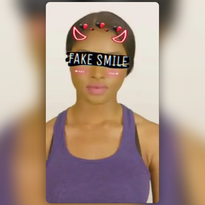 Fake Smile red Lens by Johnk Snapchat Lenses and Filters