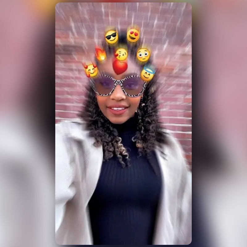 Snapchat emoji sunglasses hotsell