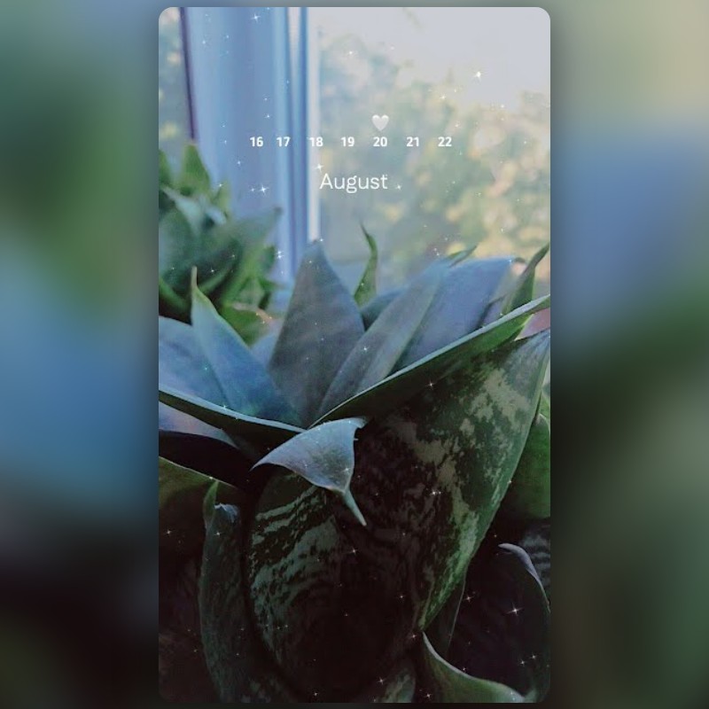 Calendar Filter by Snapchat | Snapchat Lenses