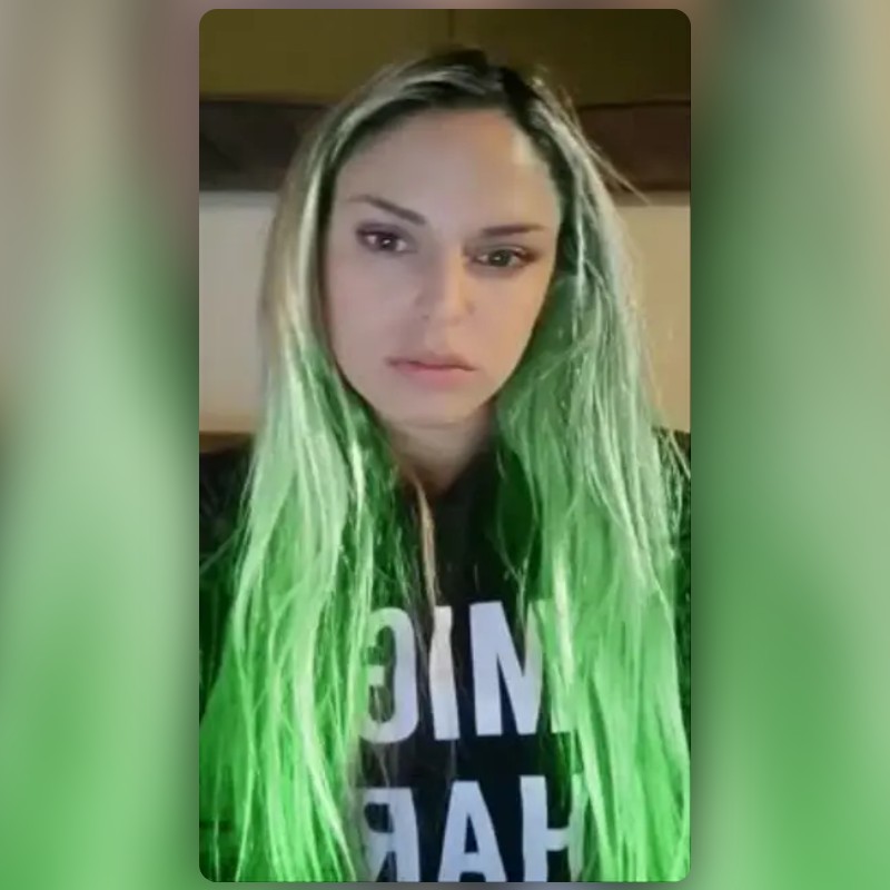 Hair Color Lens by Paige Piskin Snapchat Lenses and Filters