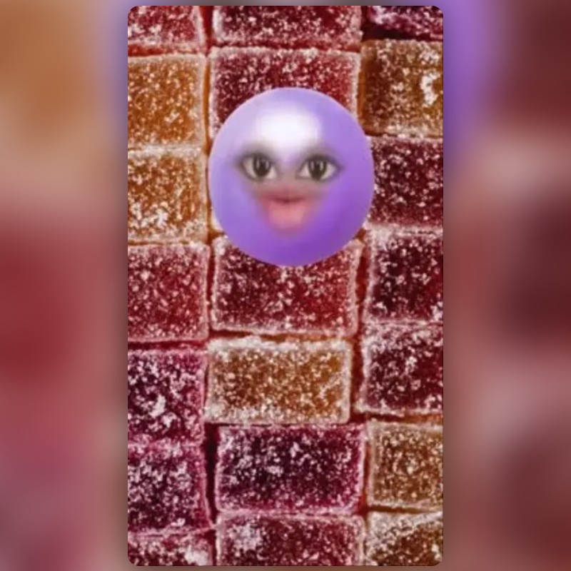 Sugar Candy Face Lens by Danielle Grace Snapchat Lenses and Filters