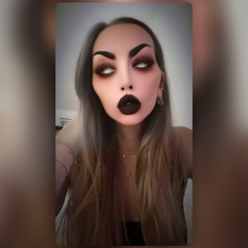 Scary Makeup Lens by Snapchat Snapchat Lenses and Filters