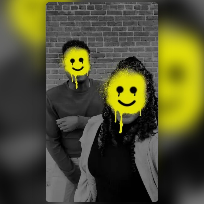Happy Face Paint Lens by Snapchat Snapchat Lenses and Filters