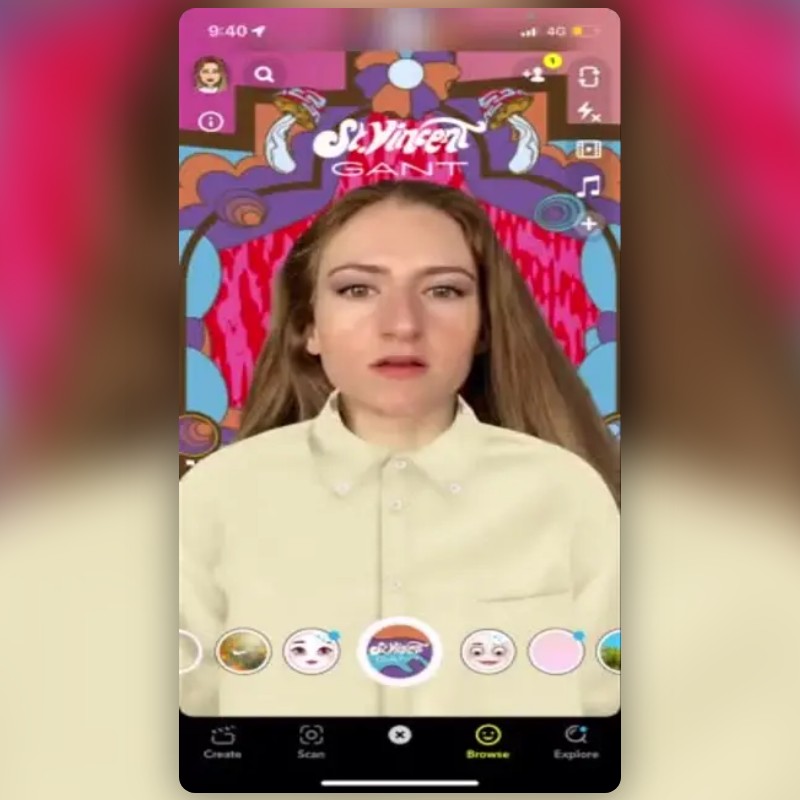 StVincentxGANT Lens by GANT Snapchat Lenses and Filters