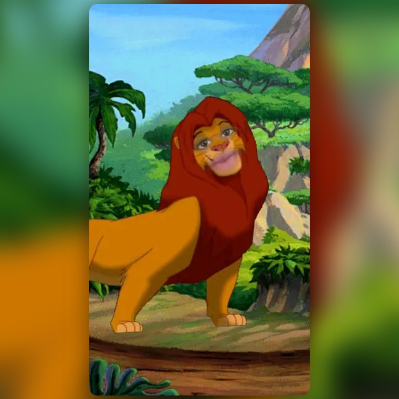 Simba adult Filter by Luan 🎵 | Snapchat Lenses