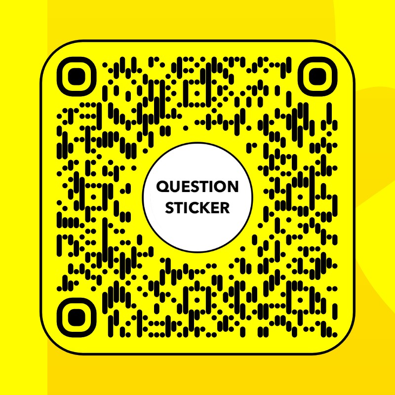 QUESTION STICKER Lens by Slide Up App😂💕 - Snapchat Lenses and Filters