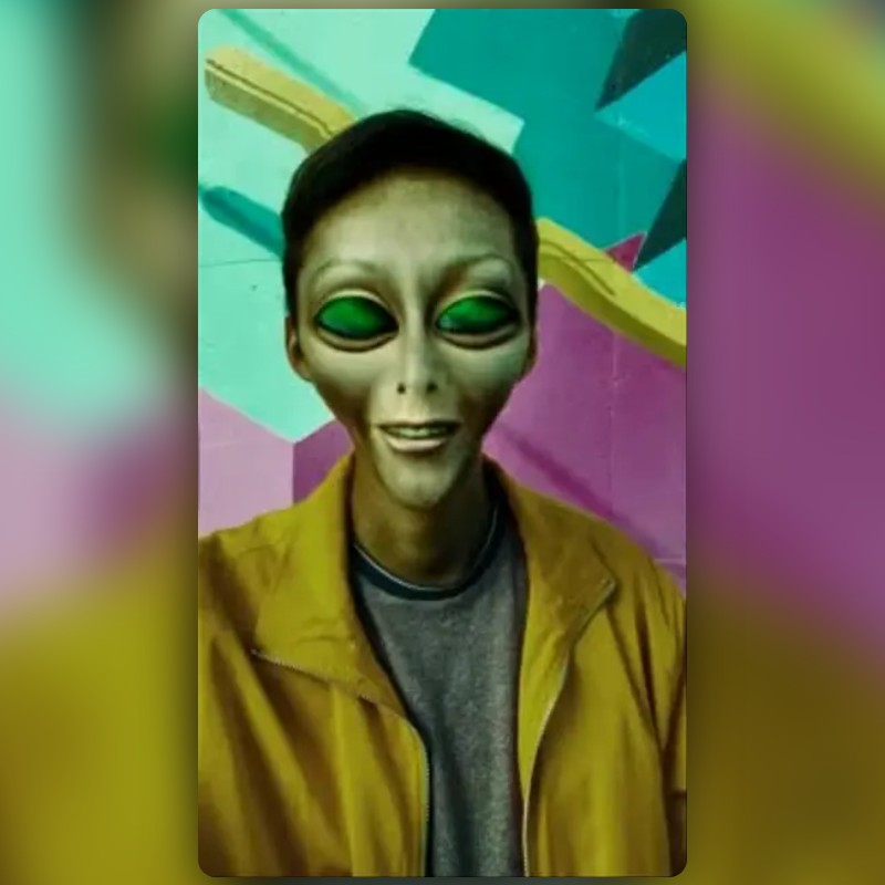 Alien face x UFO Filter by Dr CHOUDHARY | Snapchat Lenses