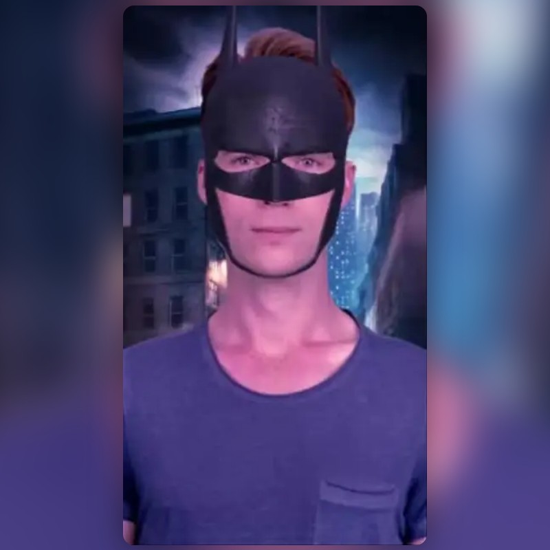 Batman Filter Batman Lens by Filtre Story - Snapchat Lenses and Filters