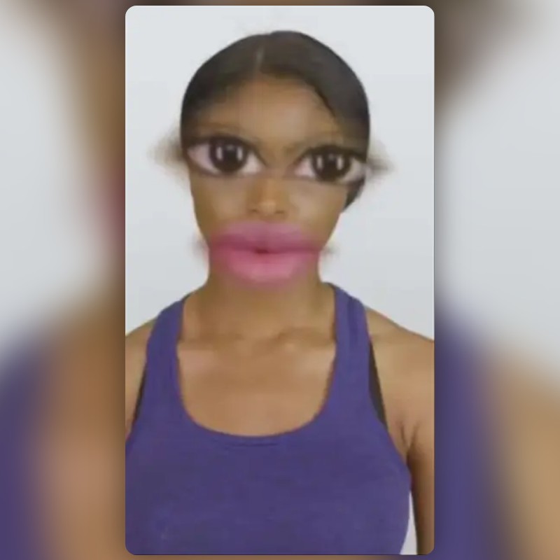 large eyes mouth Lens by Neeraj P Snapchat Lenses and Filters