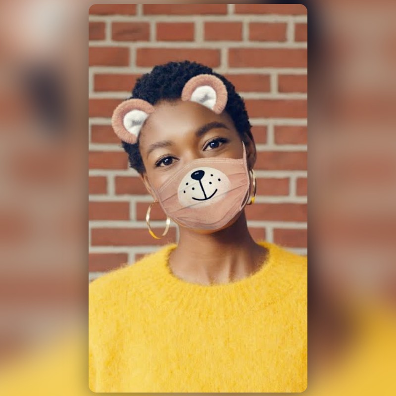 Bear Mask Lens By Snapchat - Snapchat Lenses And Filters