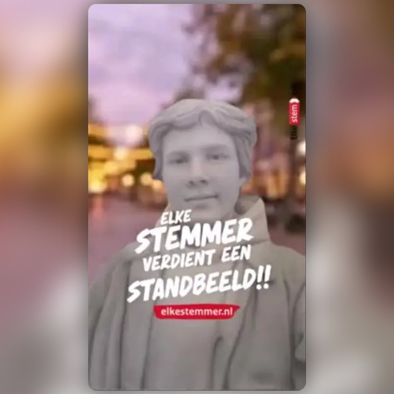 Ik ga stemmen v0.3 Filter by Robot Kittens - Cors | Snapchat Lenses