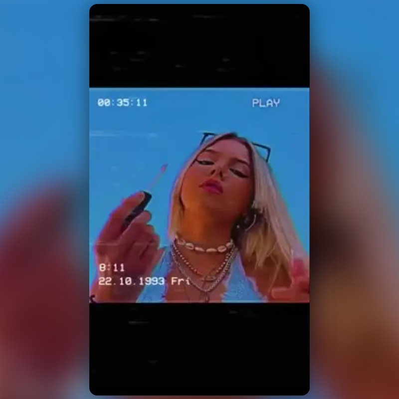 vhs videocam Lens by JAY Snapchat Lenses and Filters