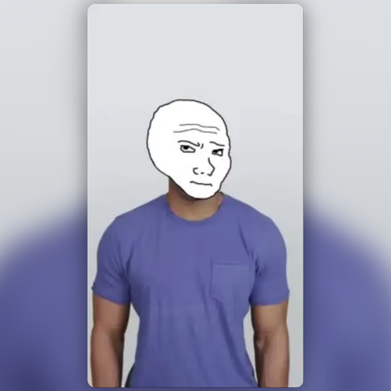 eye roll wojak Filter by Jeff Jefferson | Snapchat Lenses