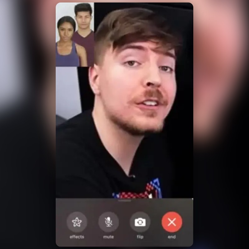 Mr Beast Facetime Lens by Jonah Hana Snapchat Lenses and Filters