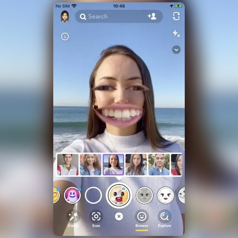 Face Builder Lens by Snapchat - Snapchat Lenses and Filters