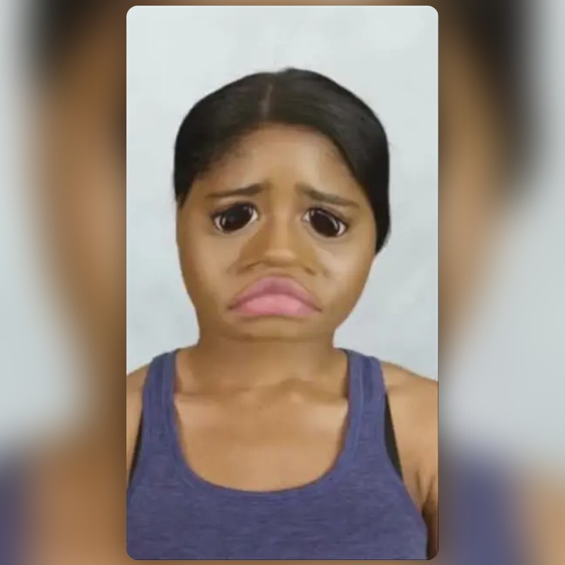 sad face squish Lens by kimberlyn