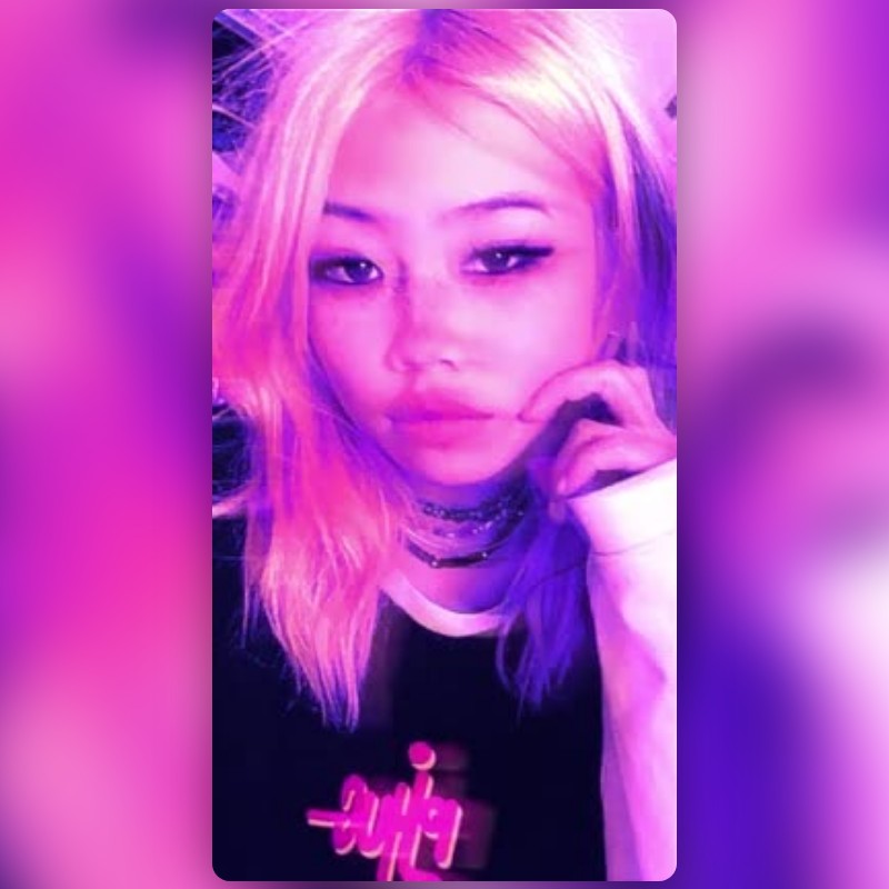 cyber purple Lens by mueeha ♡ - Snapchat Lenses and Filters