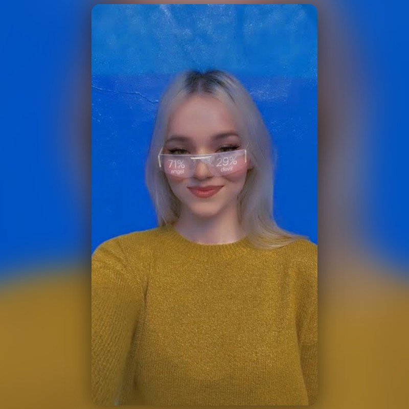 Glasses filter snapchat sales