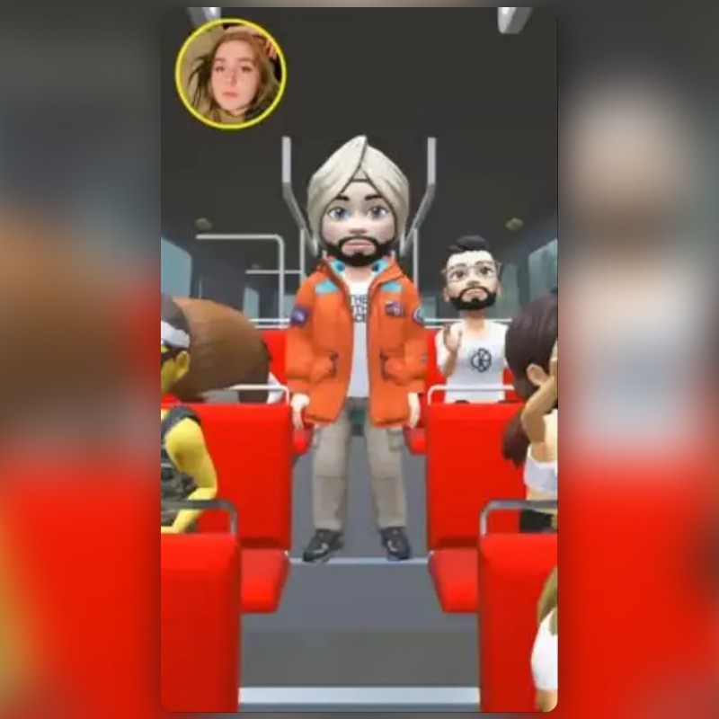 Bitmoji Bus Trip Lens by Jasnoor Singh🔺 - Snapchat Lenses and Filters