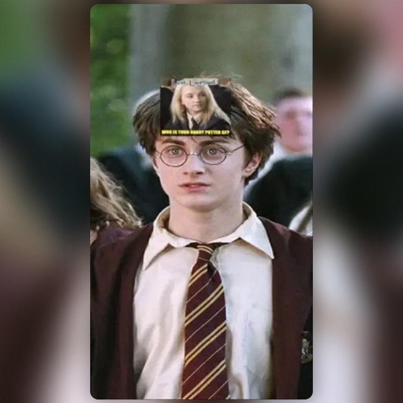 harry potter GF Lens by Sienna Soghomonian Snapchat Lenses and Filters