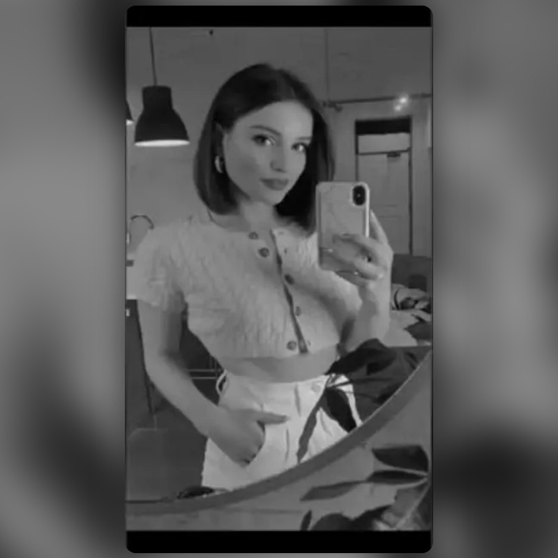 black and white Lens by Kunal Maida Snapchat Lenses and Filters