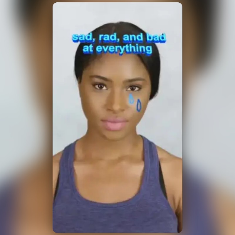 sad times Lens by Alex Snapchat Lenses and Filters