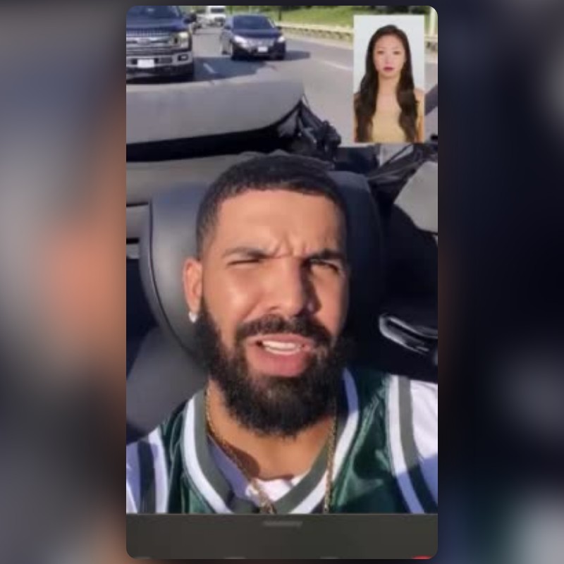 Drake FaceTime Lens by Nick Reid Snapchat Lenses and Filters