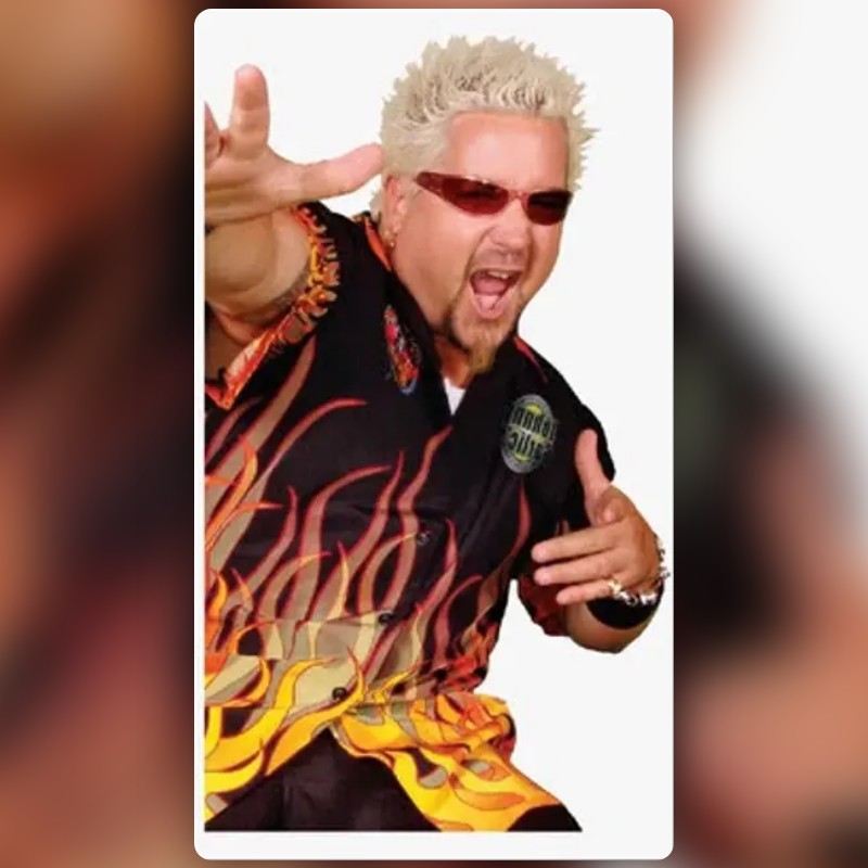 Guy Fieri blush Lens by Gia Mazzotti
