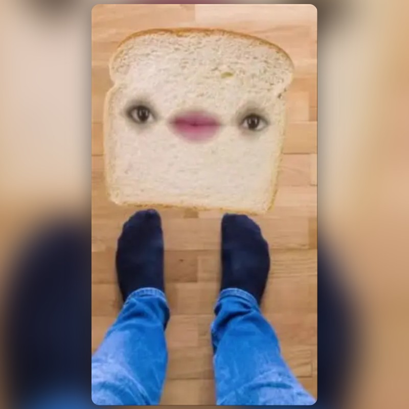 Bread Face Lens by Afu🌱 Snapchat Lenses and Filters
