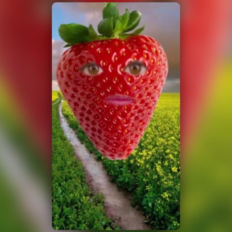 strawberry Lens by Ritika - Snapchat Lenses and Filters