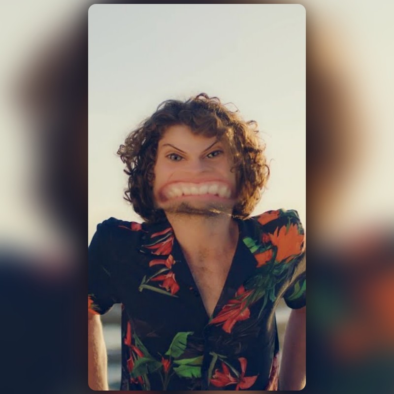 Snapchatが作成したAngry Faceフィルター | Snapchatレンズ
