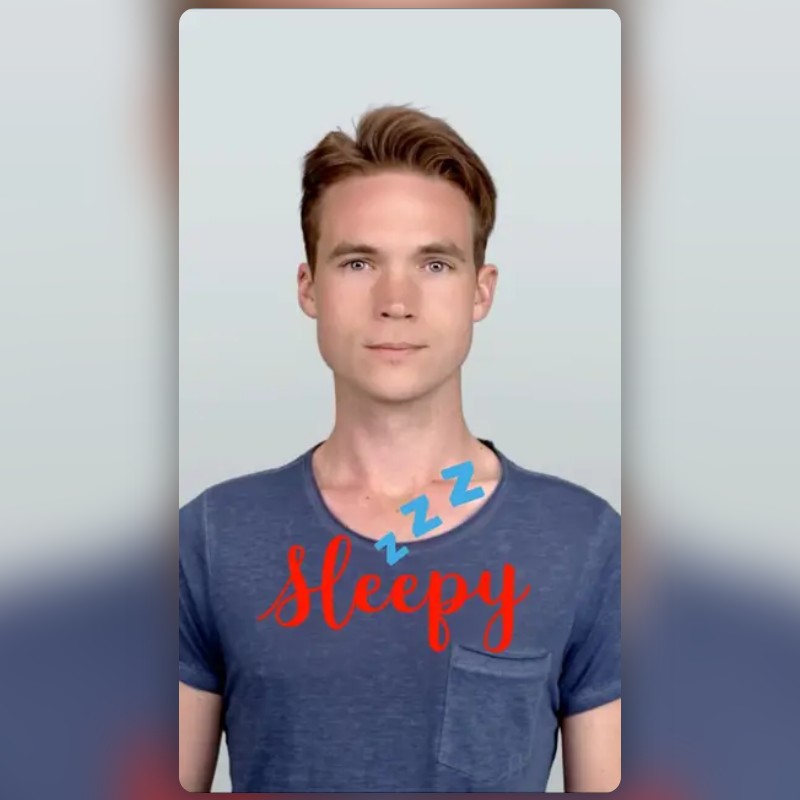Sleepy Lens by Kuldeep Dagar KD Snapchat Lenses and Filters