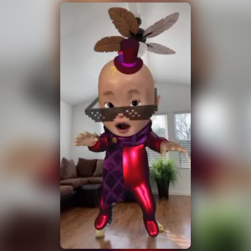 Dance Party Baby Filter by CyreneQ | Snapchat Lenses