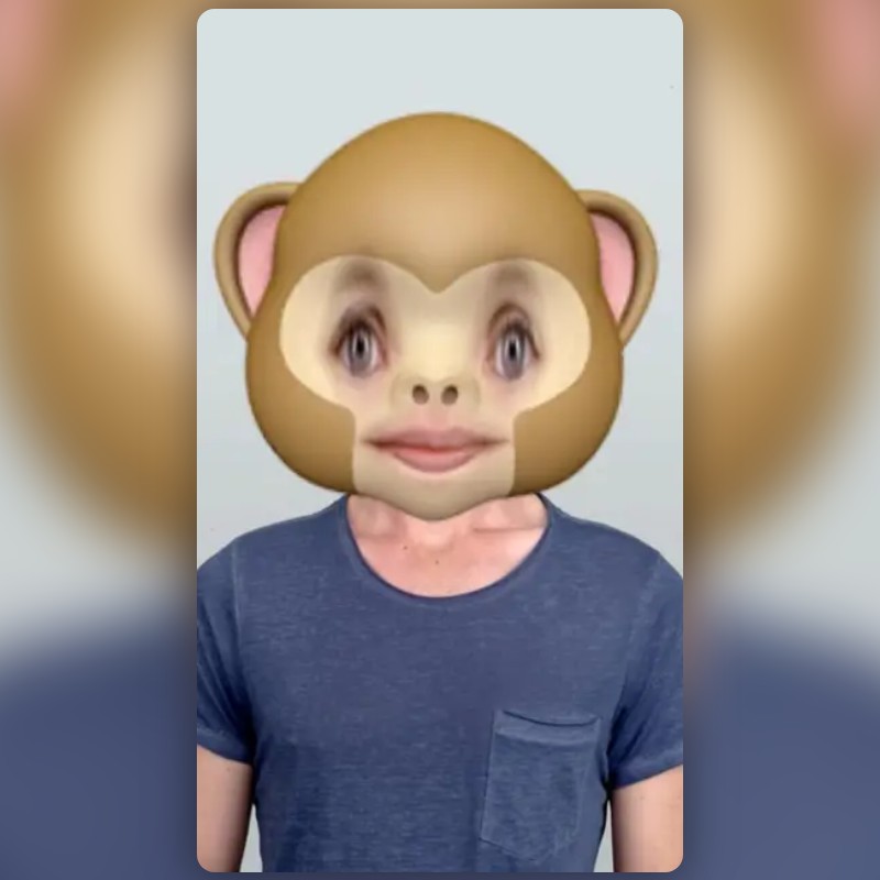 Funny monkey Lens by محمد - Snapchat Lenses and Filters