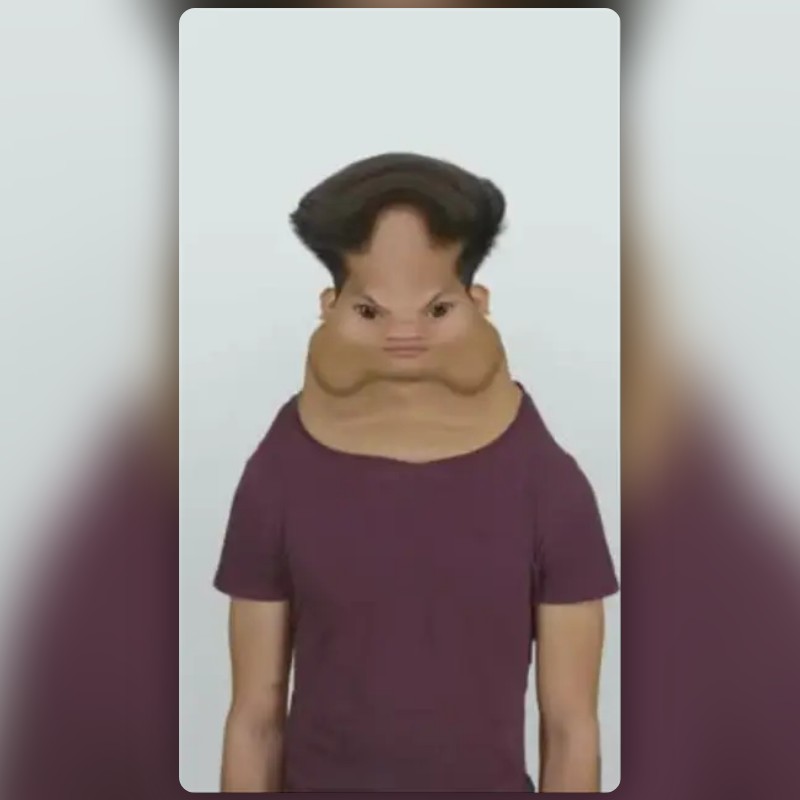 Angry Distorted Distorted Face Lens by Matt - Snapchat Lenses and Filters