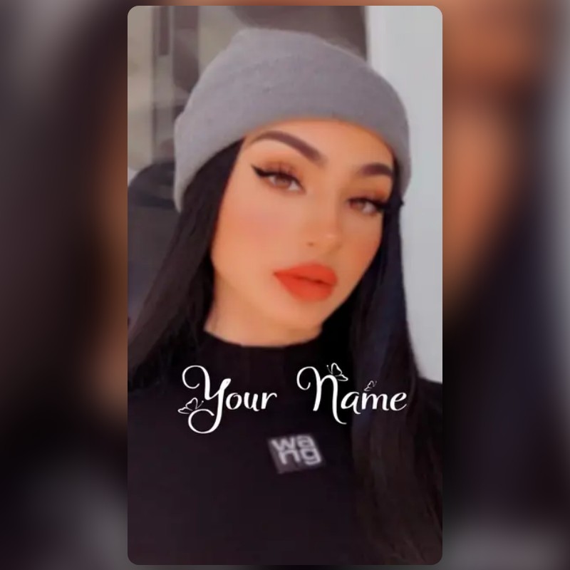 Blur x Names Lens by Sunny Bahadurpuria🎥 Snapchat Lenses and Filters