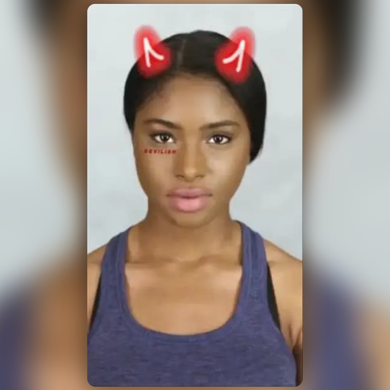 devilish demon Filter by kaitlyn wright ♥︎ | Snapchat Lenses