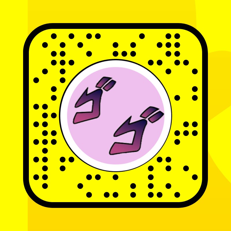menacing jjba Lens by emily - Snapchat Lenses and Filters