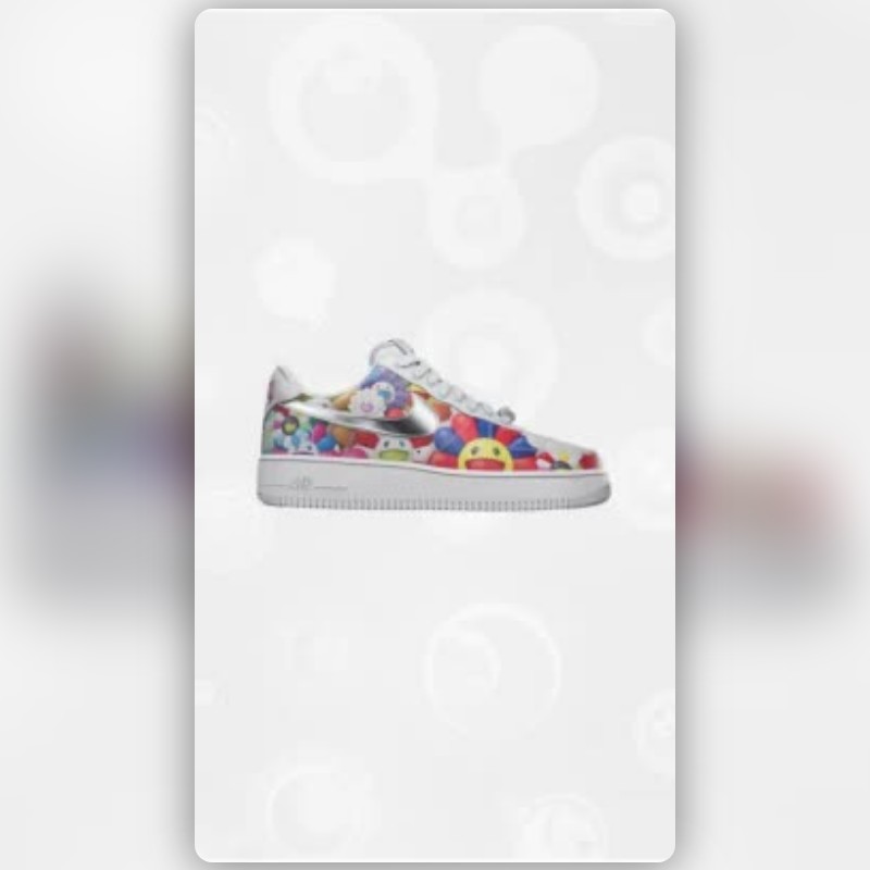 Nike Air Force 1 Rainbows Splatter Custom 