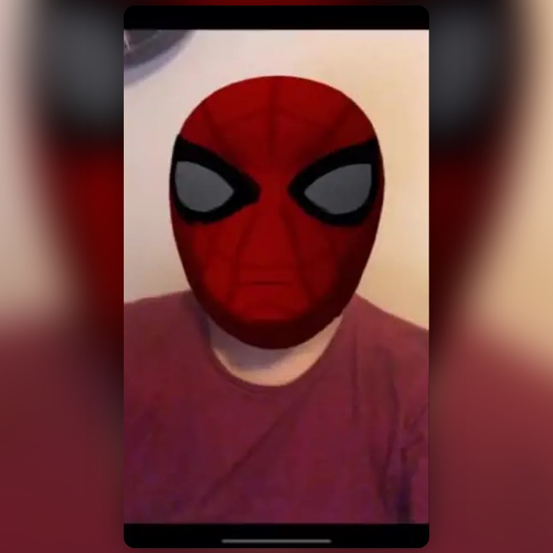 Bag Man Spider Man Lens by developAR 🇴🇲 👻 ☕️ ⚡️ Snapchat Lenses and