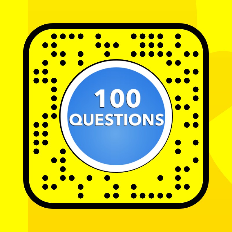 100 QUESTIONS Lens by Slide Up App😂💕 Snapchat Lenses and Filters