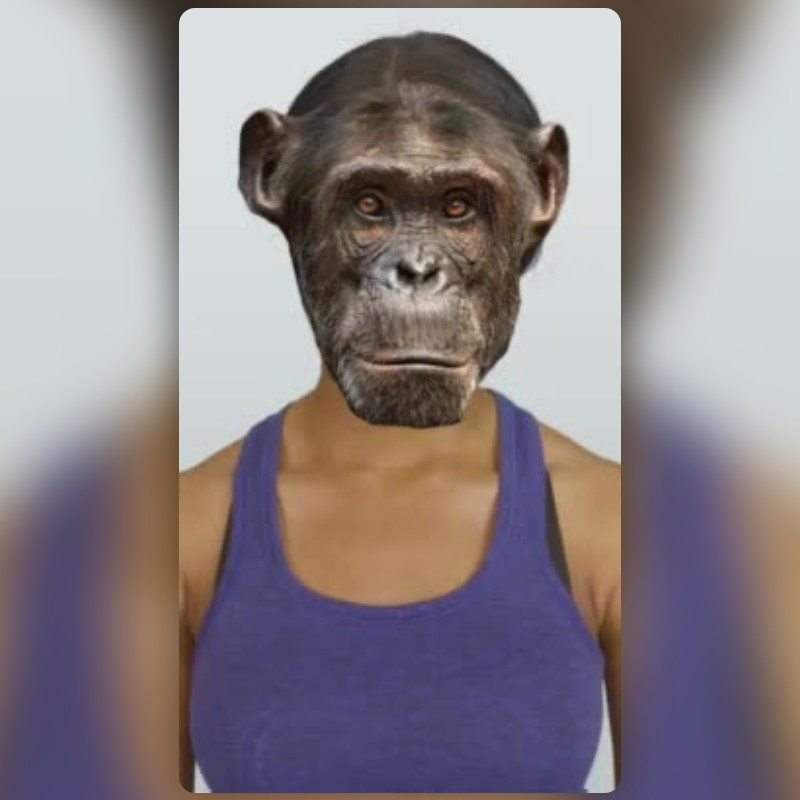 Monkey Face Lens by Rania - Snapchat Lenses and Filters