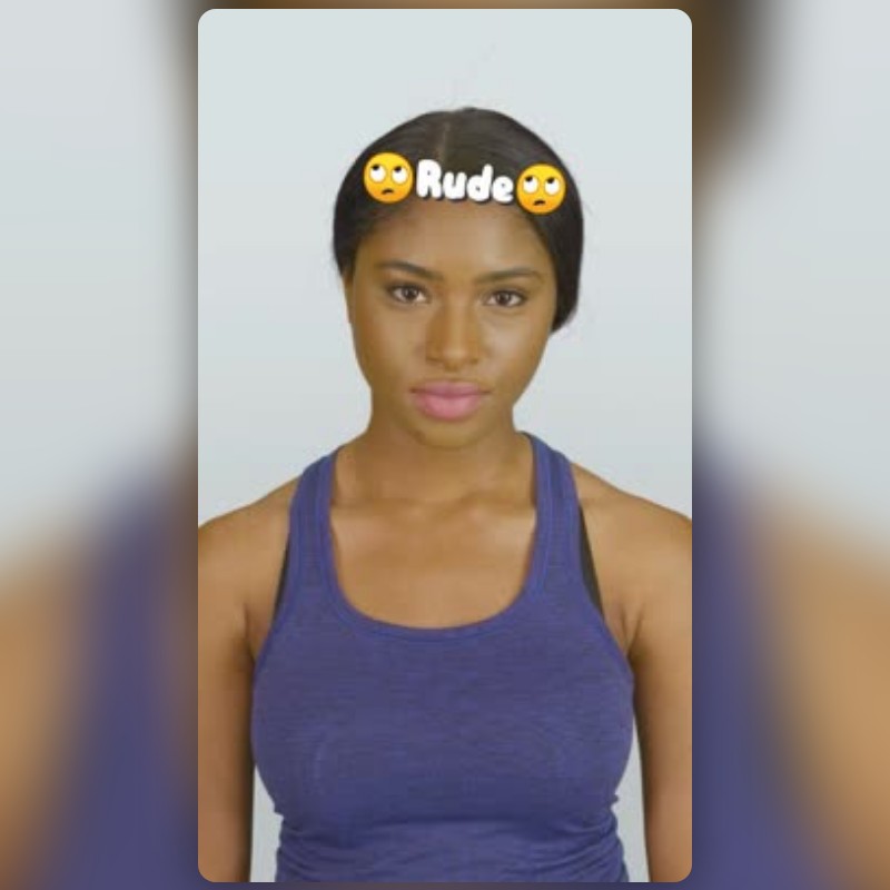 Rude Lens By Natalie - Snapchat Lenses And Filters