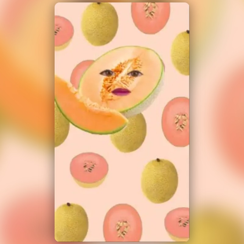 Melon Fruit Lens by Sahda Ardelia Snapchat Lenses and Filters